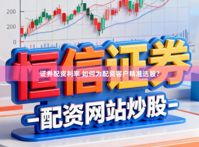 证券配资利率 如何为配资客户精准选股？